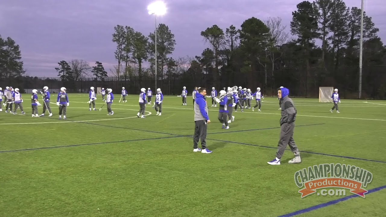 Duke Lacrosse Skeleton Offense with Head Coach John Danowski!