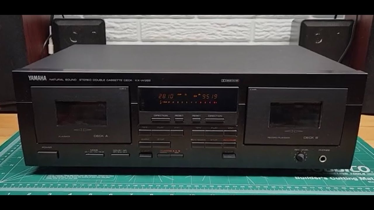 Демонстрация двухкассетной деки Yamaha KX-W392