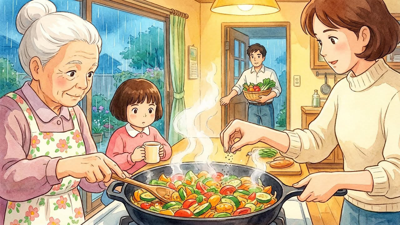 The Day Grandma Stopped Talking: She Only Cooked This One Last Meal | Village Life Ghibli ASMR 💔