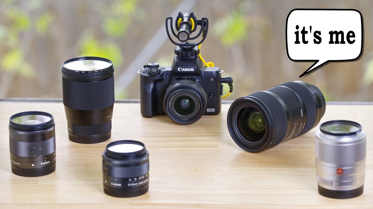 The Best YouTube Lenses for the Canon M50, Canon M50 Mark II, and Canon M6 Mark II
