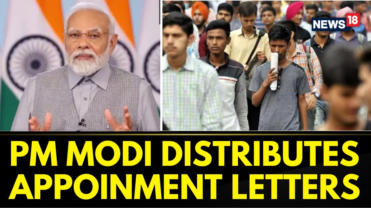 PM Modi News | PM Modi Distributes More Than 70,000 Appointment Letters | English News | News18
