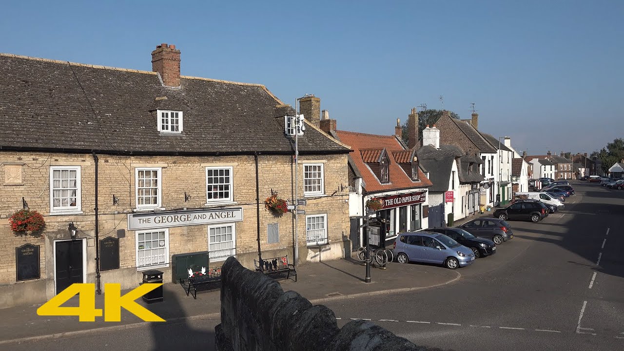 Crowland Walk: Town Centre【4K】