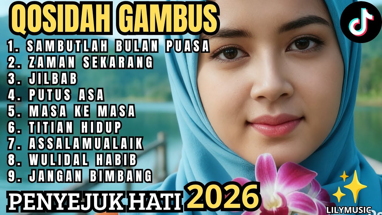 PALING ADEM DI HATI ❤️QOSIDAH GAMBUS MERDU LAGU VIRALL PENYEJUK HATI || ENAK DIDENGAR WAKTU PUASA 