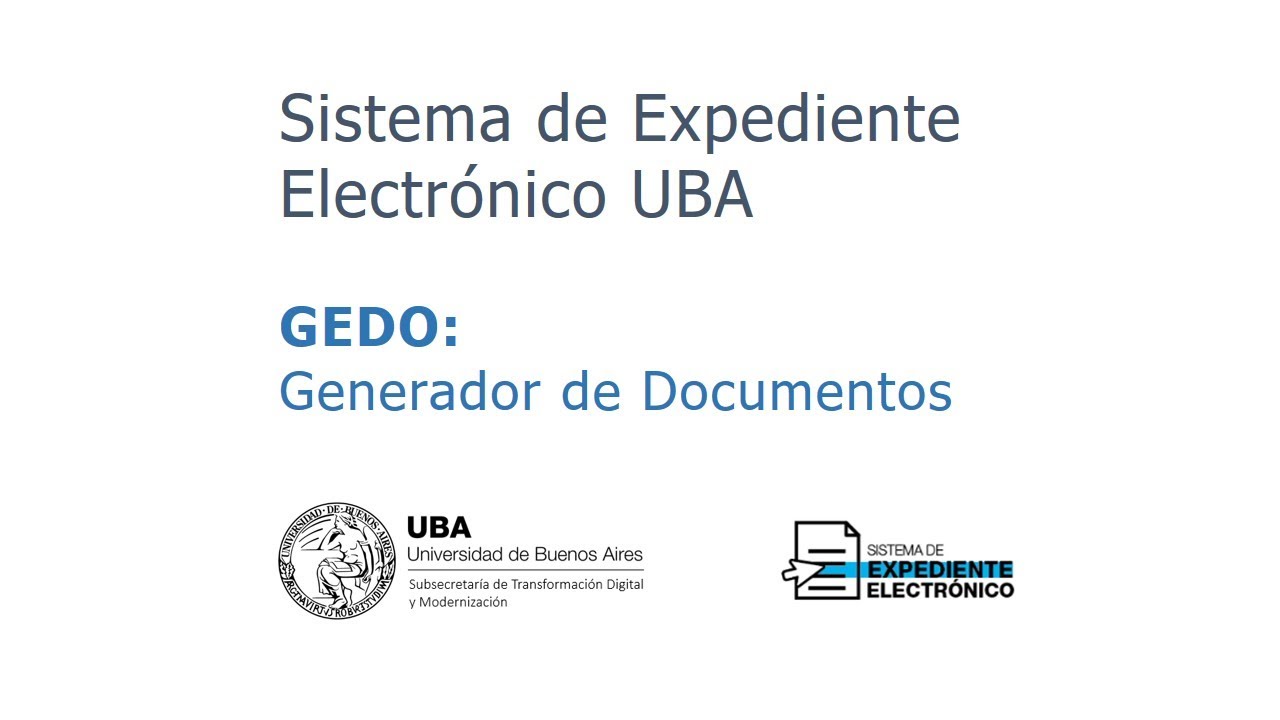 GEDO: Documento Reservado