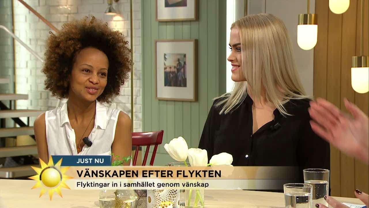 Fann vän för livet efter flykten från kriget - Nyhetsmorgon (TV4)