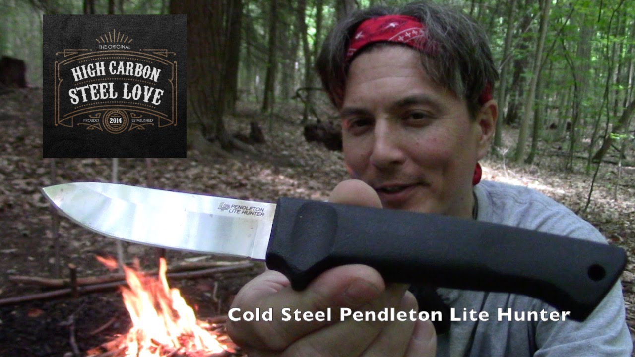 Spending the Day Bushcrafting with the Cold Steel Pendleton Lite Hunter - HighCarbonSteel Love