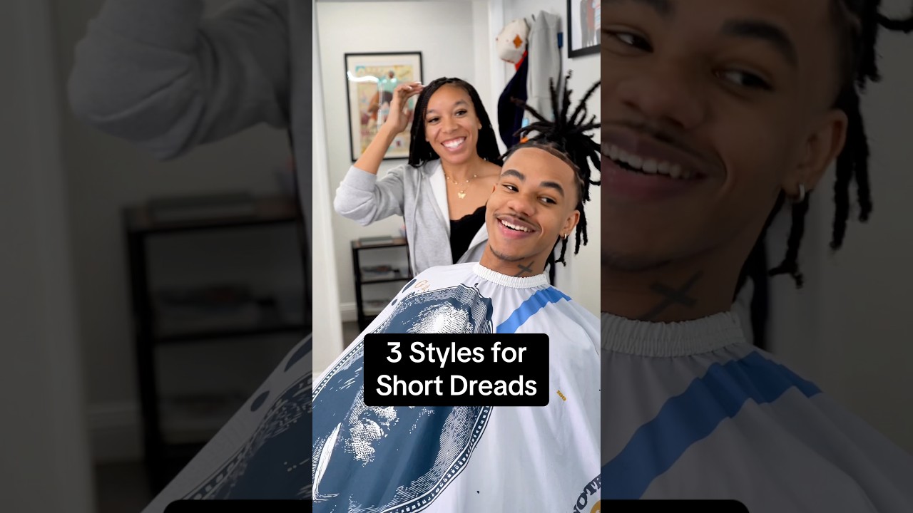 Top 3 Styles for Short Locs IG @ CYNBLENDS TO BOOK 