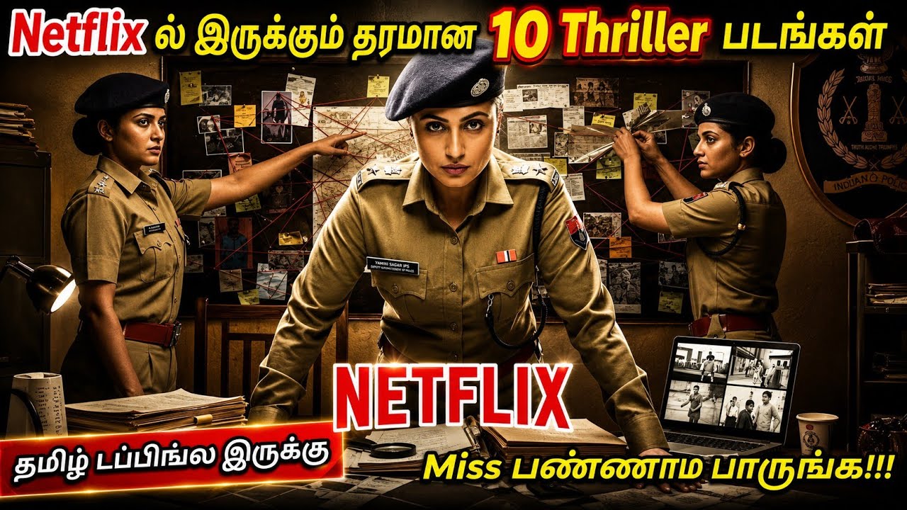 Netflixல இருக்க சூப்பரான 10 Crime Thriller படங்கள்| 