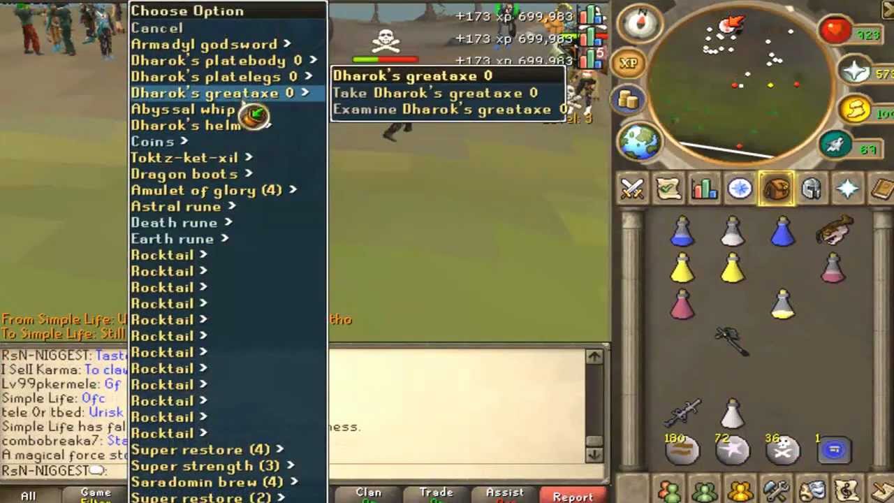 RsN-NIGGEST PK Vid 5 l 100 % high risk l 500m-1b loot