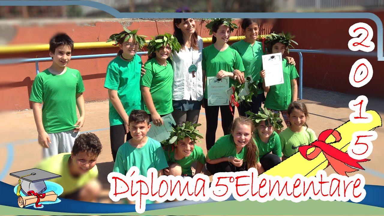 Diploma Martina 5° Elementare 2015