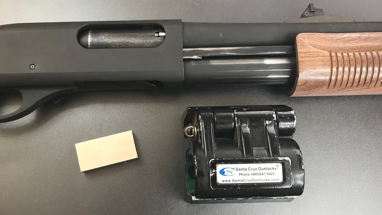 [652] Magnet Opens Police Car Shotgun Lock (Santa Cruz Gunlocks SC1)