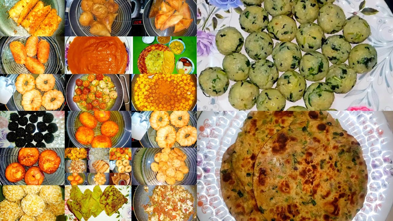 नाश्ता, स्नैक्स, मिठाई सब एक साथ 😋 One Video All Recipes | Desi Food Lover”