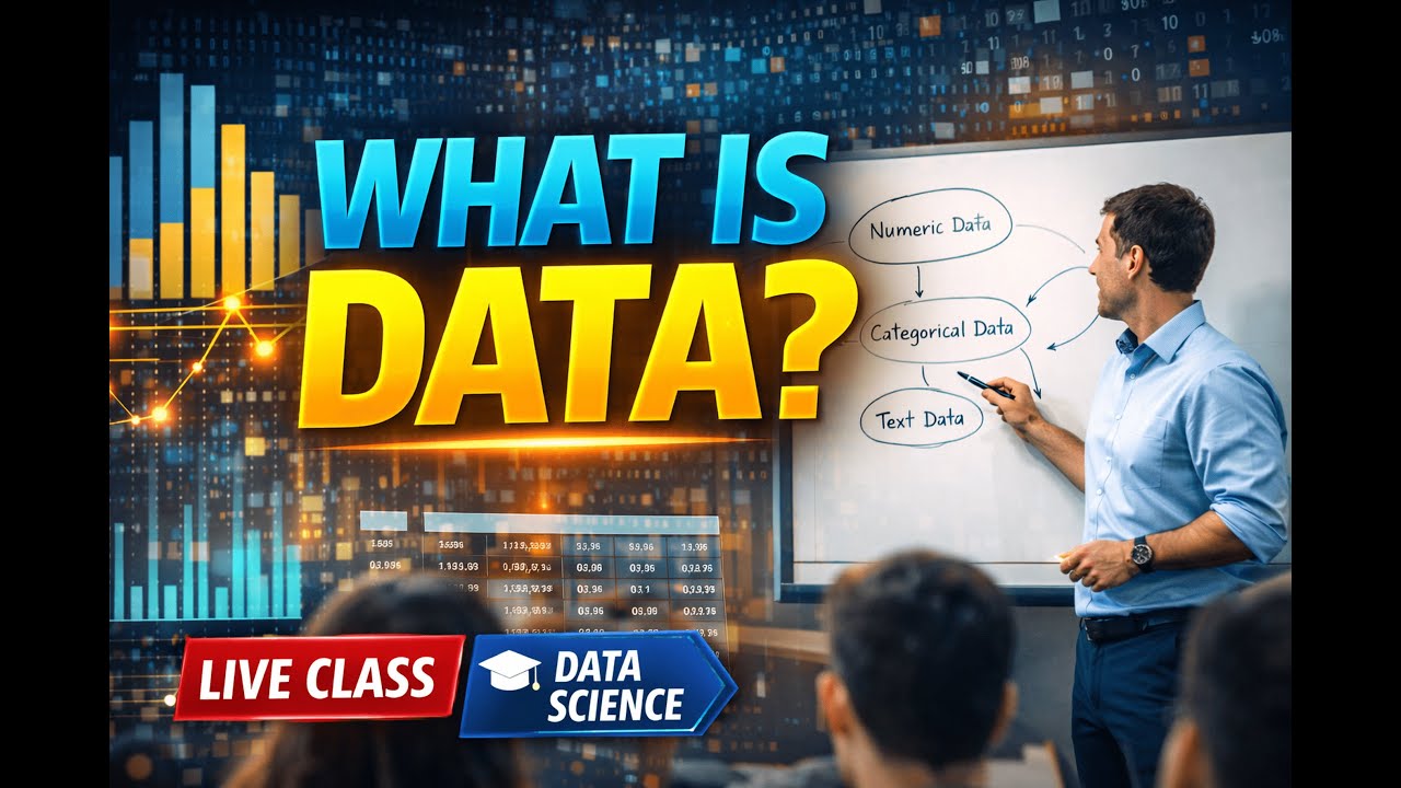 What Is Data? | Explained in a Live Data Science Class