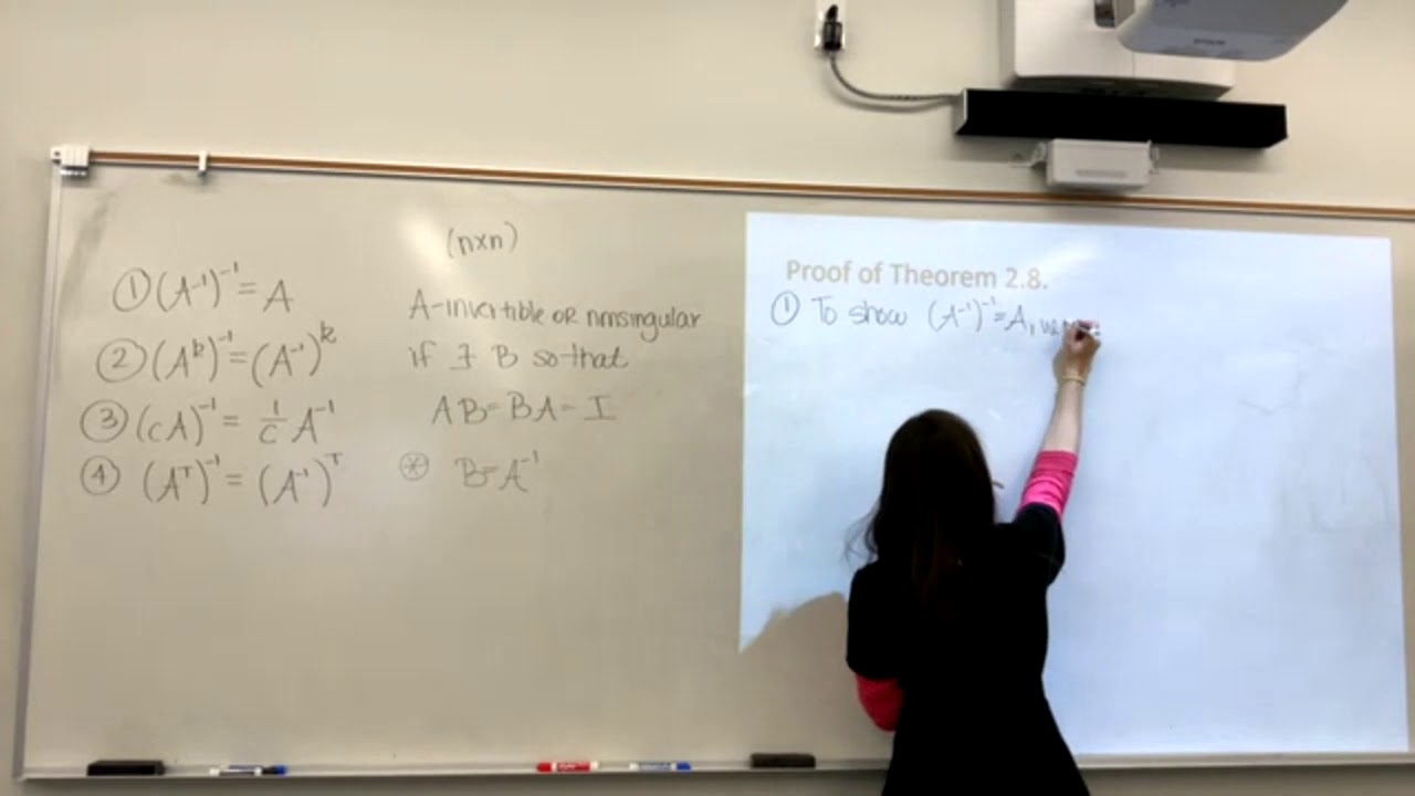 3.4 The Inverse of a Matrix (part 2)