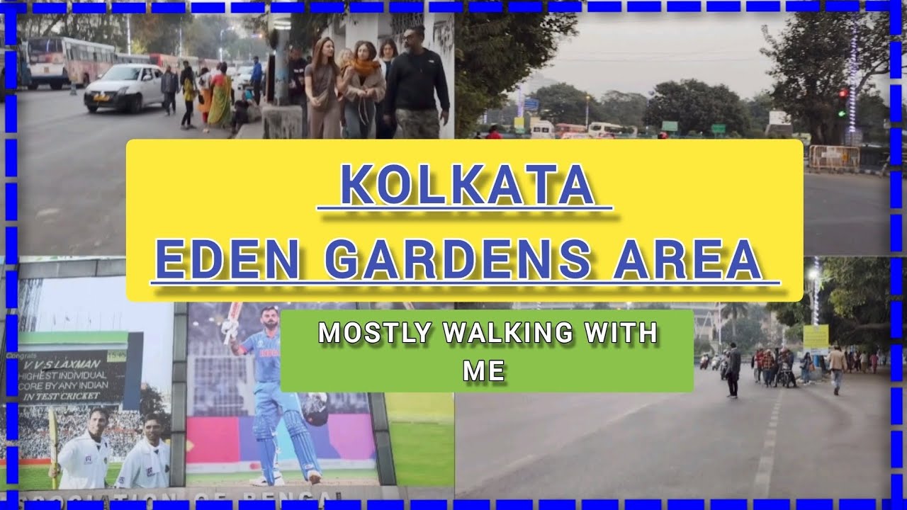 📌Kolkata Eden Gardens Area| Mostly walking with me🚶| #kolkata #edengardens #walking #travel #vlog 