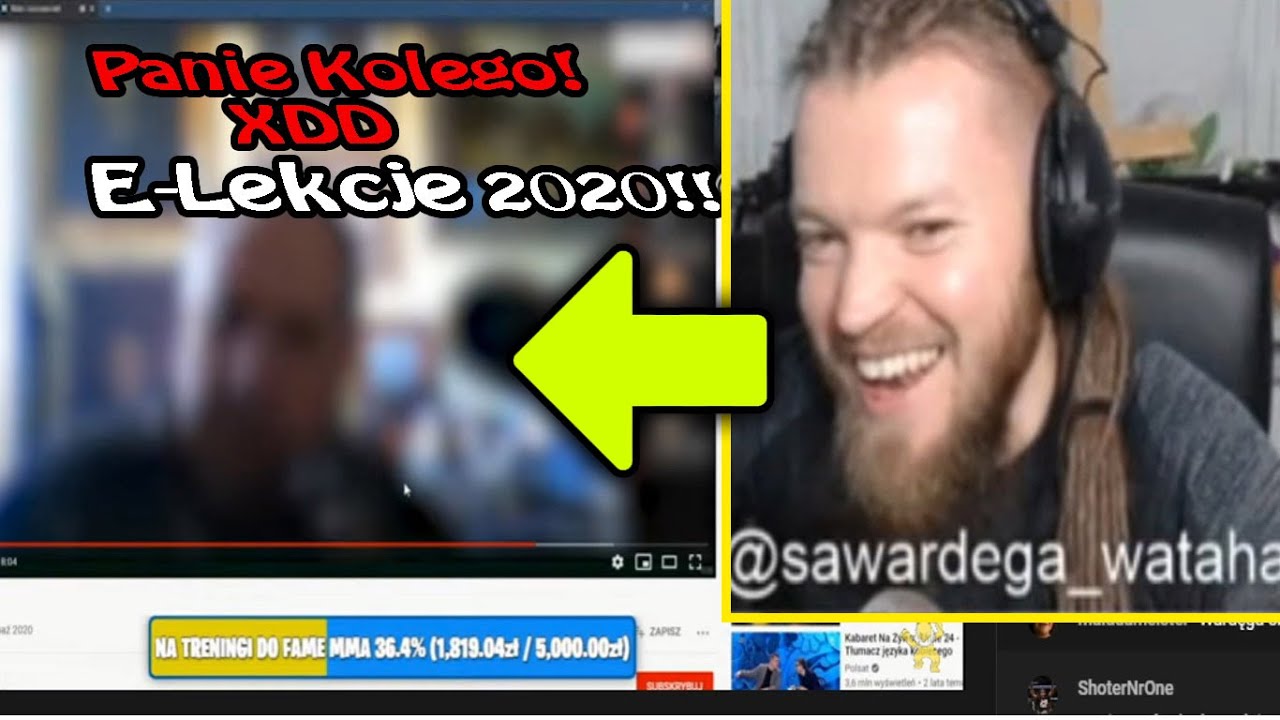E-LEKCJE 2020 Komentuje i ogląda Wardega XDD