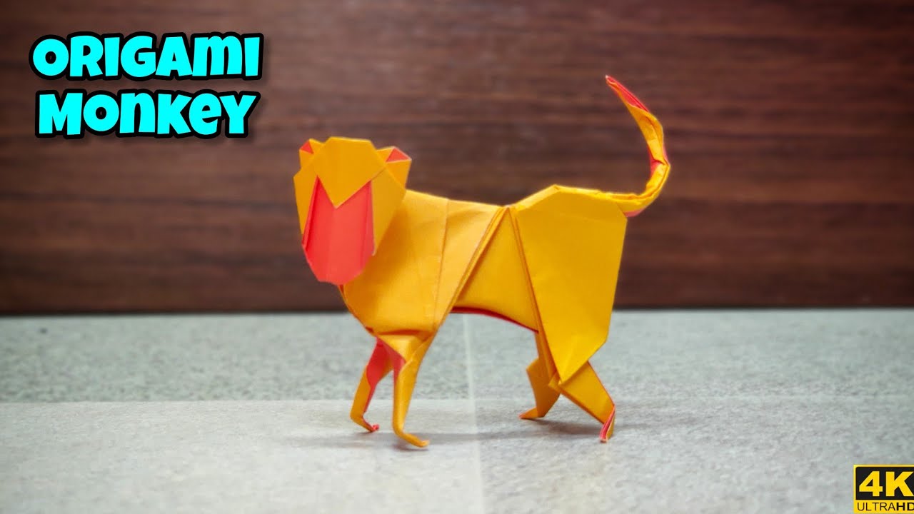 Origami Monkey | Origami Animals | Origami tutorial | Paper craft