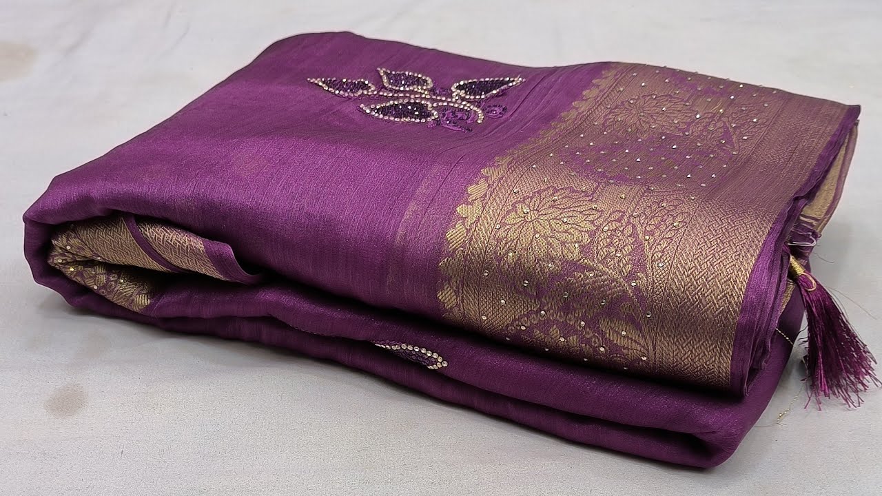  New Fancy Silk party Wear Saree|Daily Wear Saree|Work Wali Saree#newfancysaree #fancysarees 