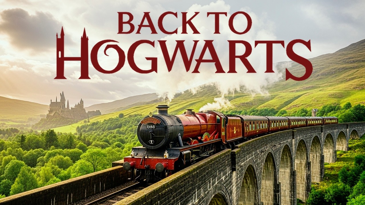 Back to Hogwarts 🚂 Hogwarts Express Journey Ambience & Magical Music | September 1 Special