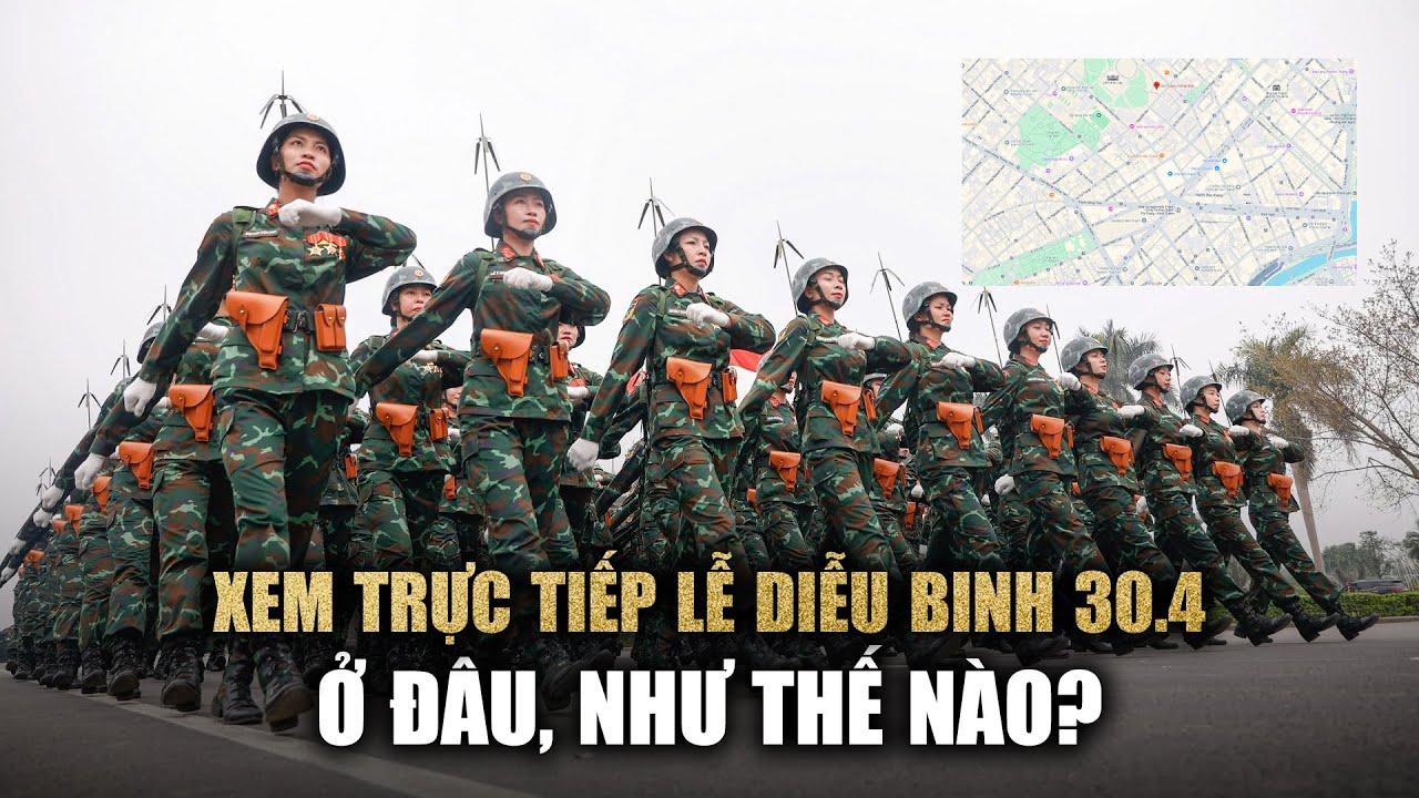 Lộ trình và các điểm xem trực tiếp lễ diễu binh 30/4 tại TP.HCM