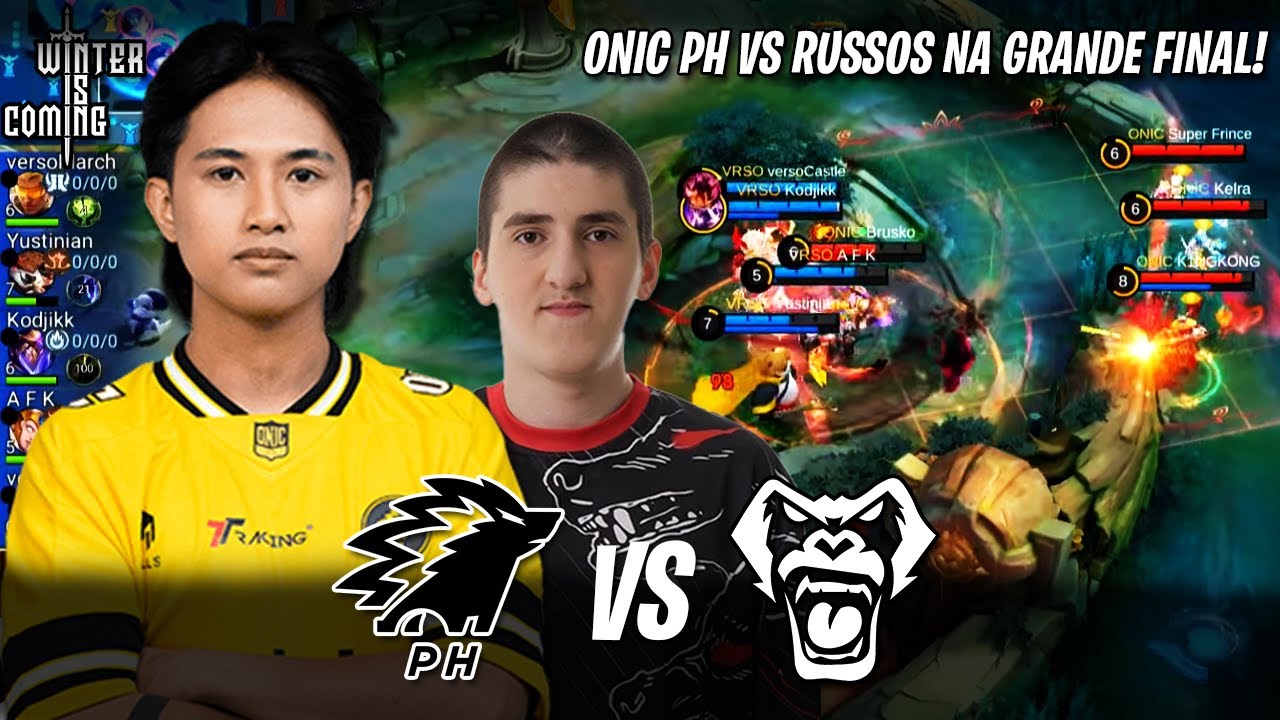 ONIC PH ENFRENTA OS RUSSOS NA GRANDE FINAL | ONIC PH vs VERSO TIME - Winter Is Coming