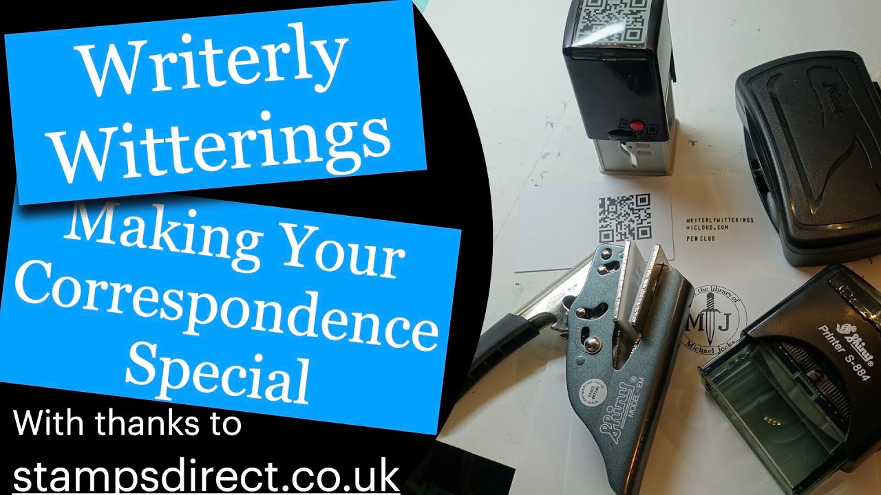 Best Tools for Correspondence - Stamps and Embossers!