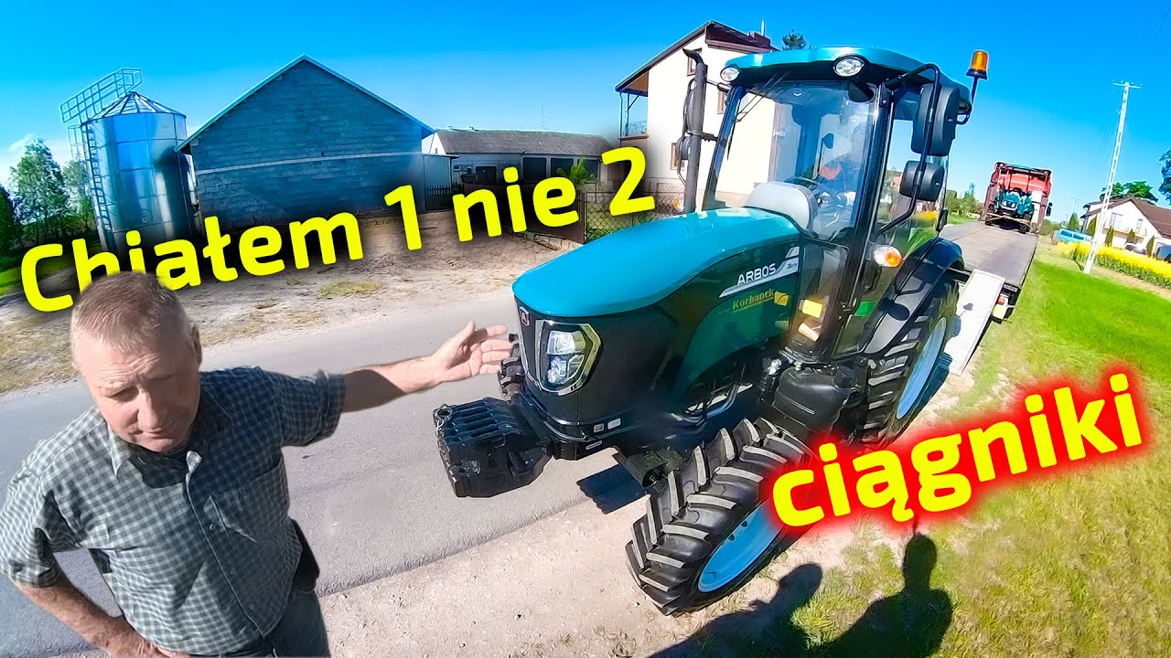 „A my jeden chcieliśmy!” 👉 Jacek przywiózł dwa ciągniki Arbos 👉 Ciągnik Arbos 3075 [Korbanek]