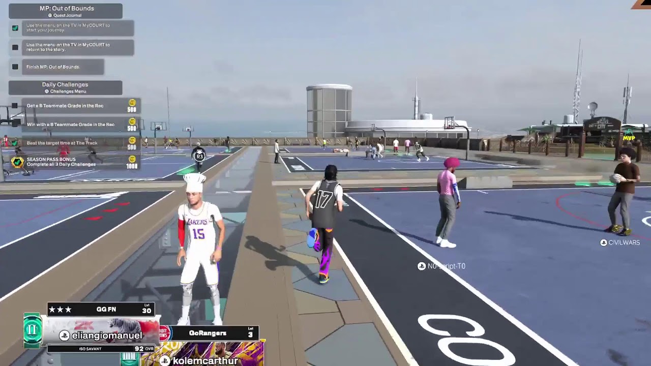 Playing 2k26 6'8  and playing whit subs
