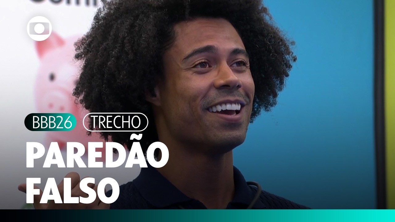 Breno é 'eliminado' no Paredão Falso e vai para o Quarto Secreto! 🤫 | BBB 26 | TV Globo