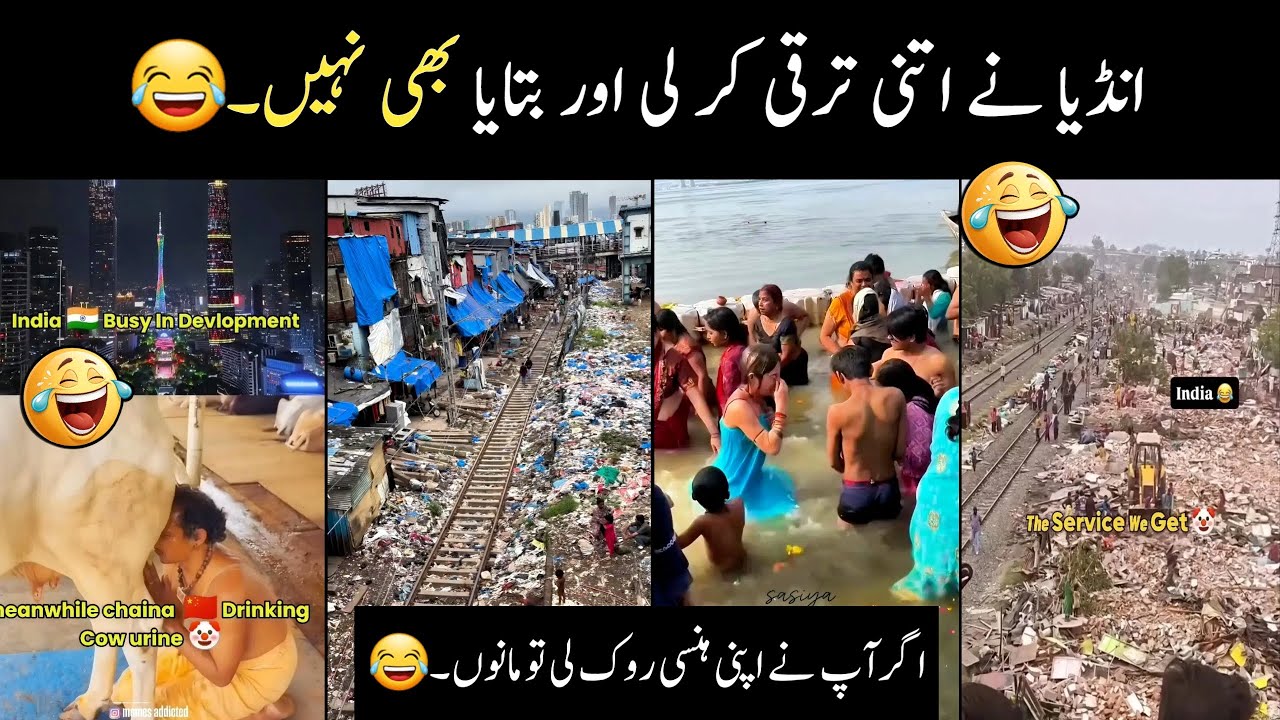 Indian media's funny reaction on Indian Progress and Civic Sense😅😂||Funny videos, Try Not to Laugh