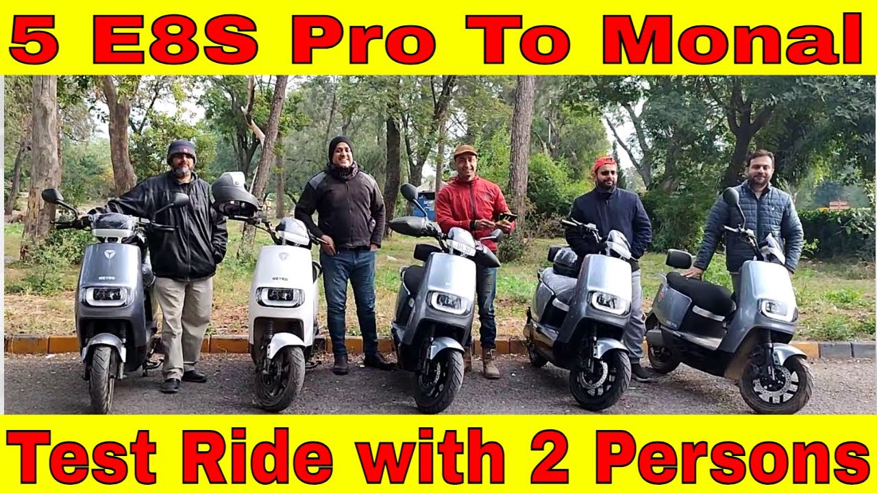 Metro (Yadea) E8S Pro Bikes to Monal Islamabad 2 Riders Test