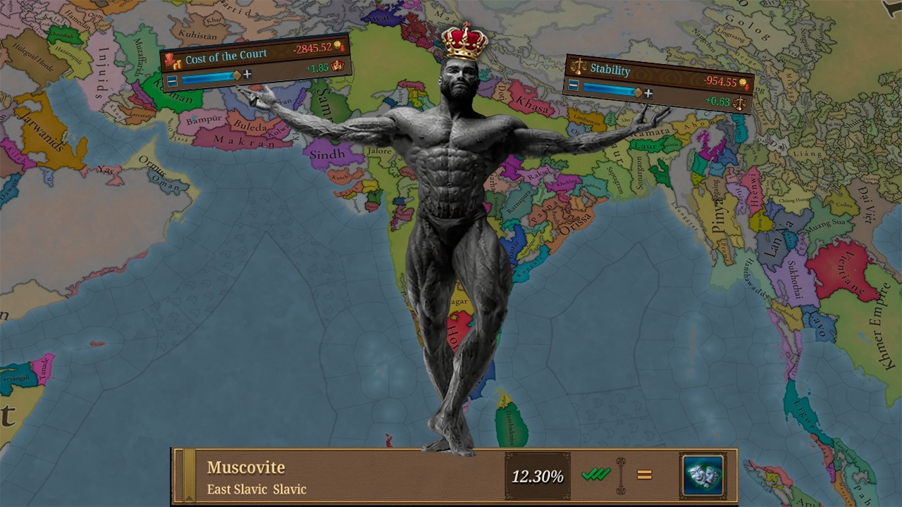 Индия через Московских иммигрантов в Europa Universalis 5