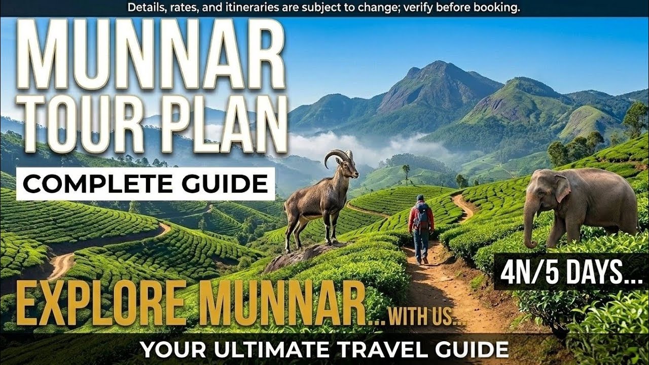 Munnar Travel Guide:The ONLY 5-Day Itinerary You Need|The ULTIMATE Munnar Tour Plan|Munnar Road trip