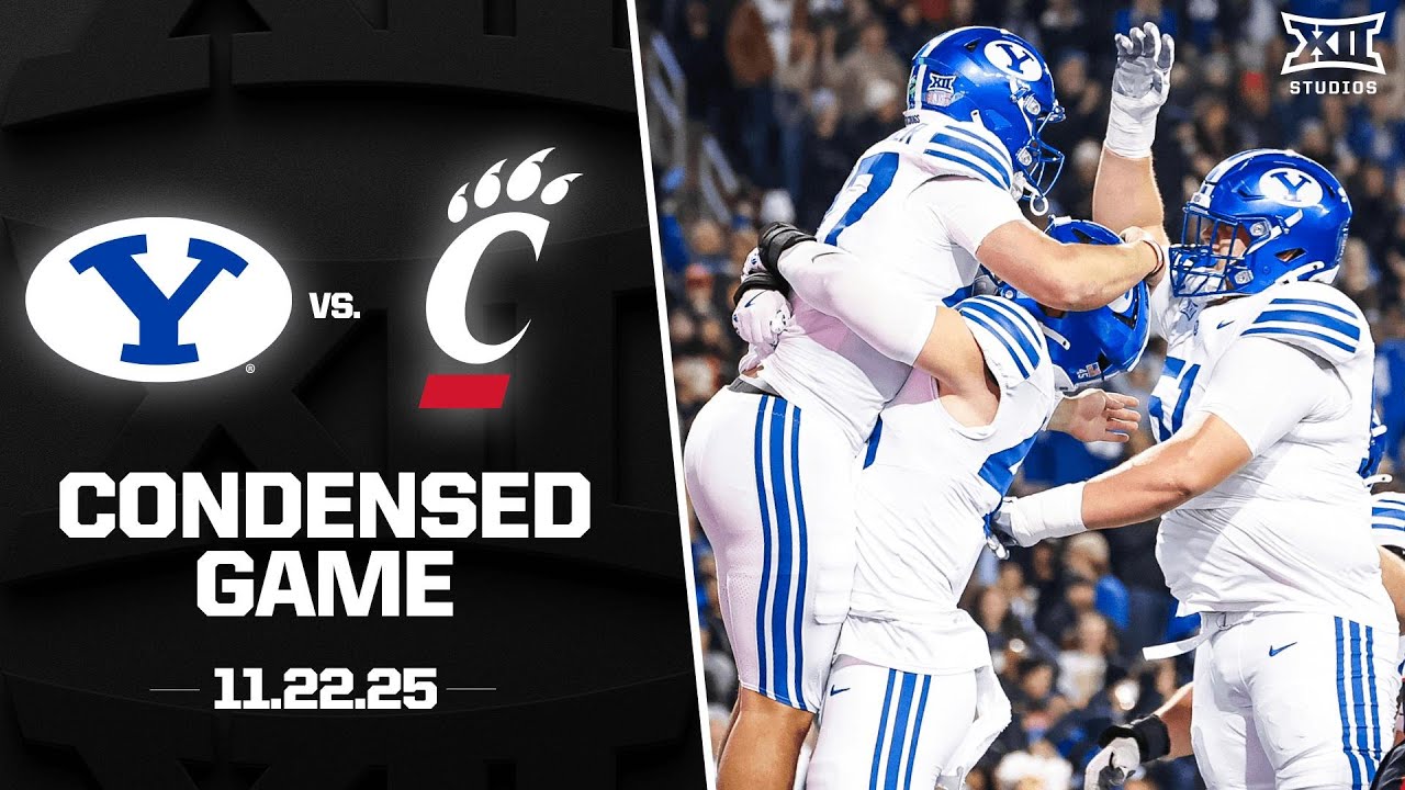 #11 BYU vs. Cincinnati Condensed Game | 2025 Big 12 Football