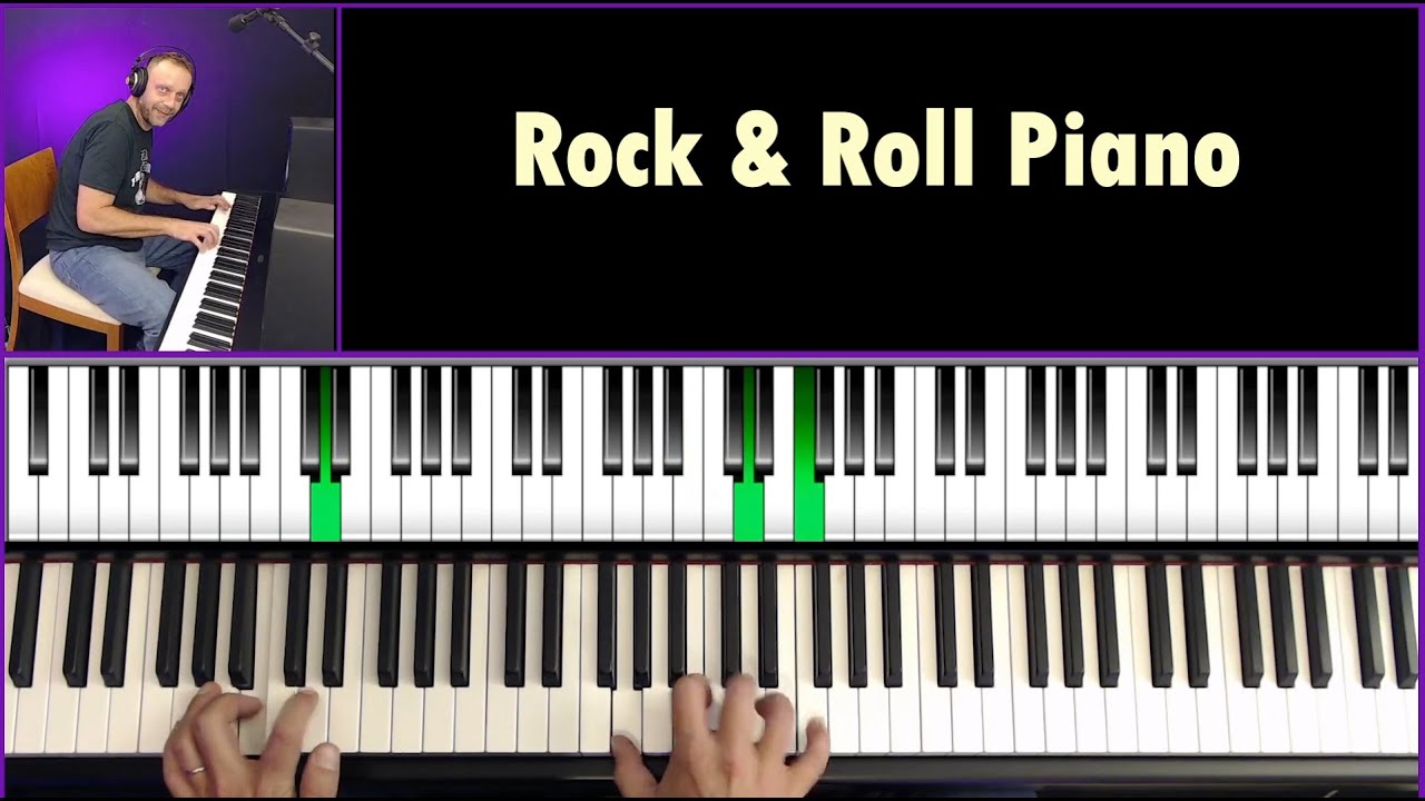 ​🔥 Rock & Roll Piano Lesson - Improve Your Hands Coordination With This Basic Piano Riff 