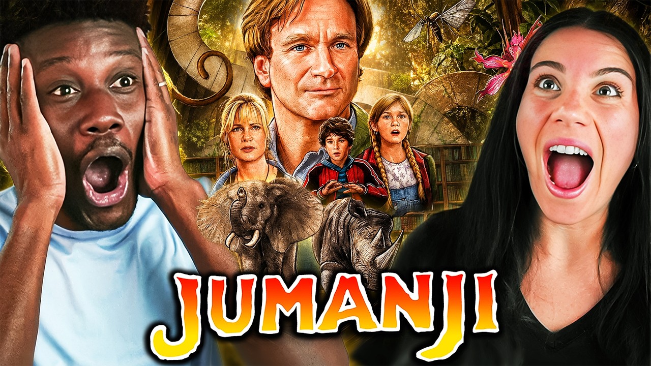 Jumanji (1995) Movie Reaction - We Weren&rsquo;t Ready for This - First Time Watching - Review