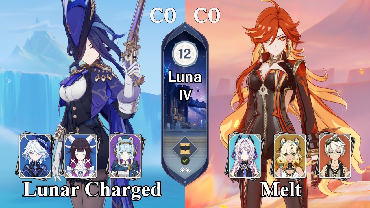 C0R1 Clorinde Lunar Charged & C0R1 Mavuika Melt | Spiral Abyss 6.3 Luna IV