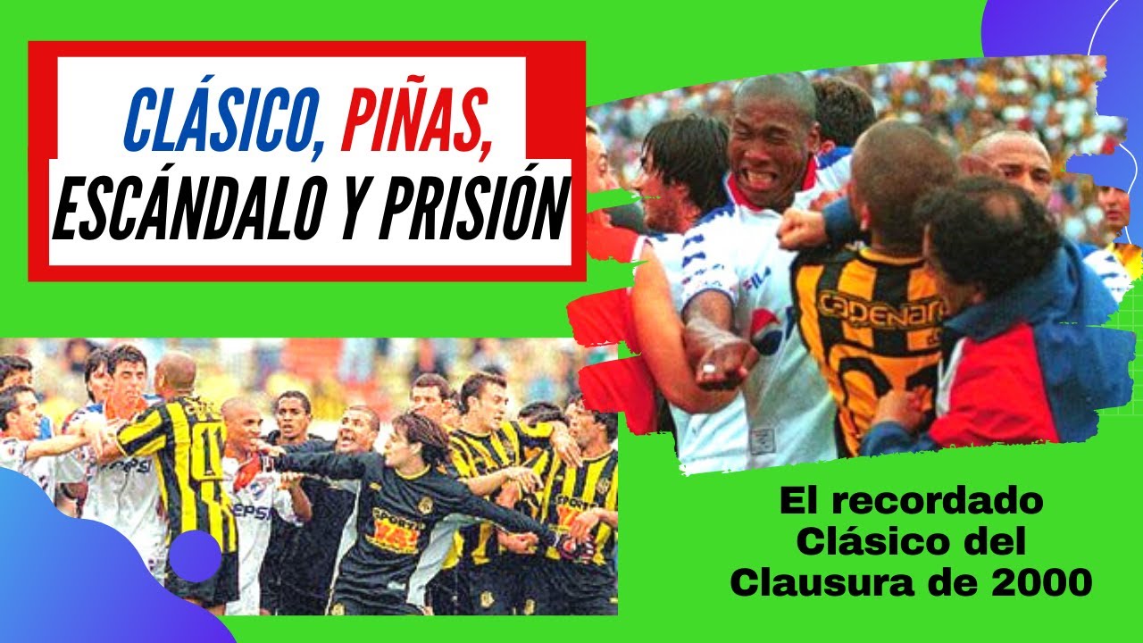 ⚽⚽CLÁSICO 🇺🇾 con PELEA DE JUGADORES + PEÑAROL💛🖤 NACIONAL🤍💙❤ BATALLA CAMPAL  (2000)⚽⚽