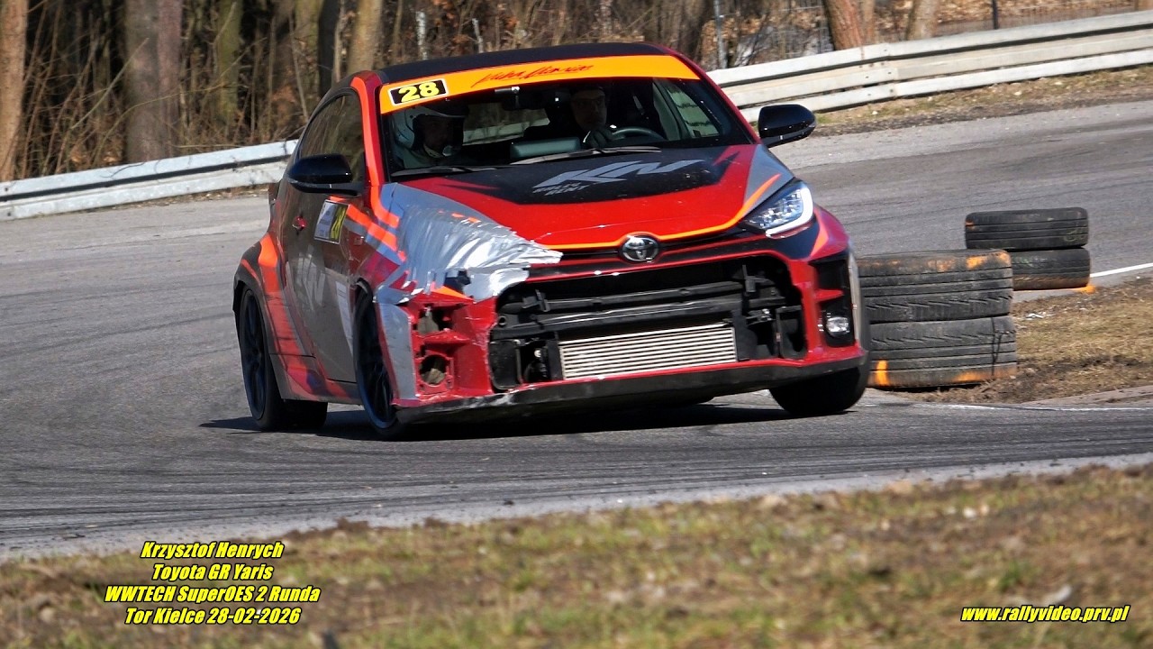Krzysztof Henrych - Toyota GR Yaris - WWTECH SuperOES 2 Runda Tor Kielce 28-02-2026