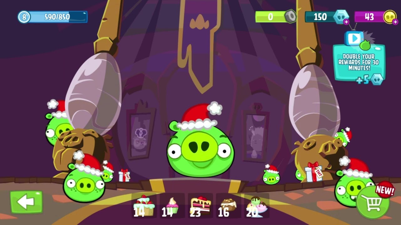 Bad Piggies new kingpig Christmas song