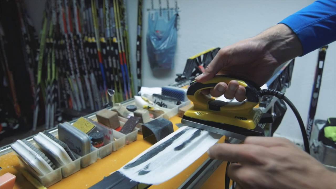 Intersportin hiihtokoulu, viikko 6: Suksen puhdistus ja kes&auml;teloille laittaminen