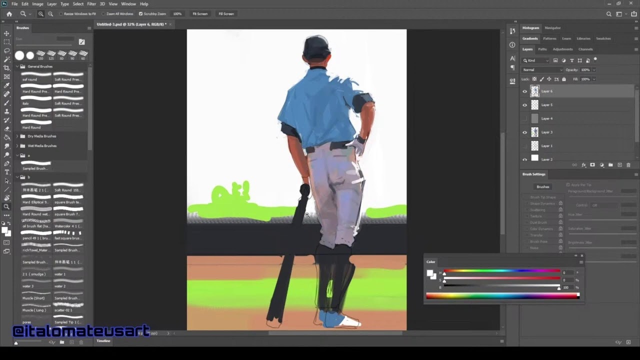 🔴 Live Digital Painting | Italo Mateus Art