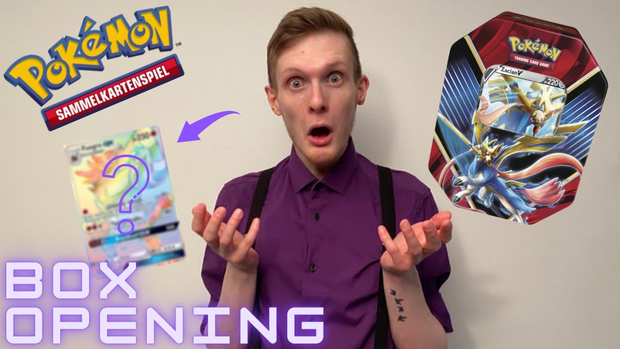 Pok&eacute;mon OPENING Zacian V TIN BOX Ist das noch Zufall?! l #KennyInTheBox
