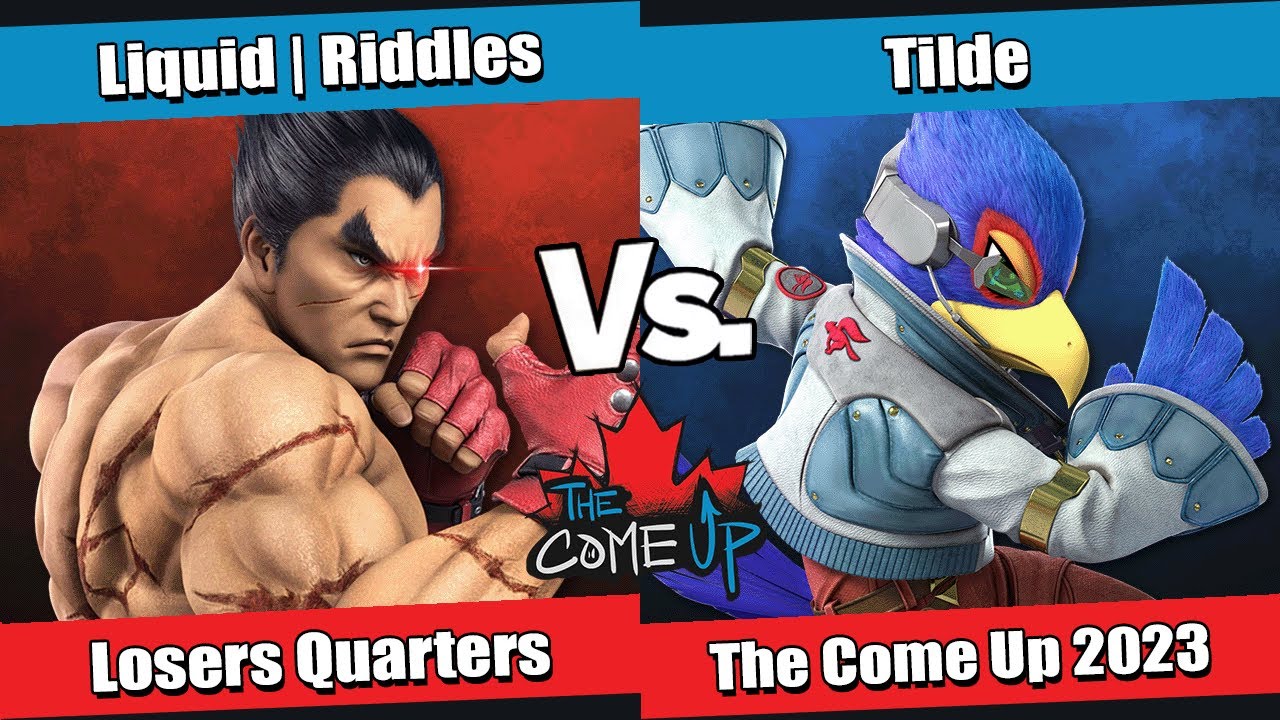 The Come Up 2023 Losers Quarters - Liquid | Riddles (Kazuya, Terry) vs Tilde (Falco) - Ult Singles