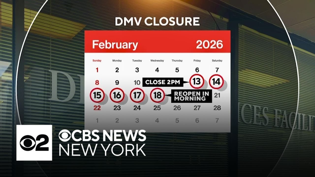 New York DMV going dark for 5 days in February