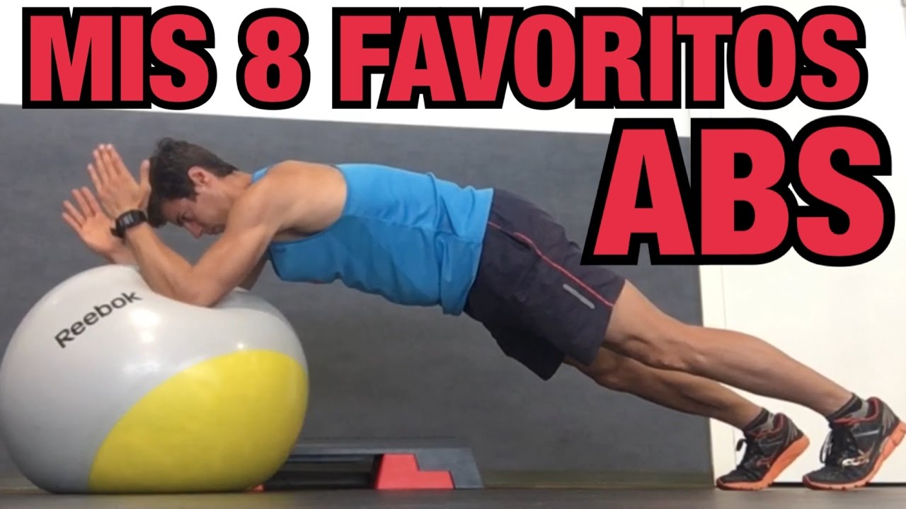 Mis 8 Ejercicios Favoritos Con Fitball Para El Core | Abdominales Con Fitball
