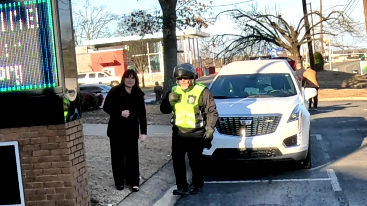 Funeral Escort 2-5-26 Jon Burks - First United Methodist Church N.L.R., Ar. to Mt. Carmel Cabot, Ar.
