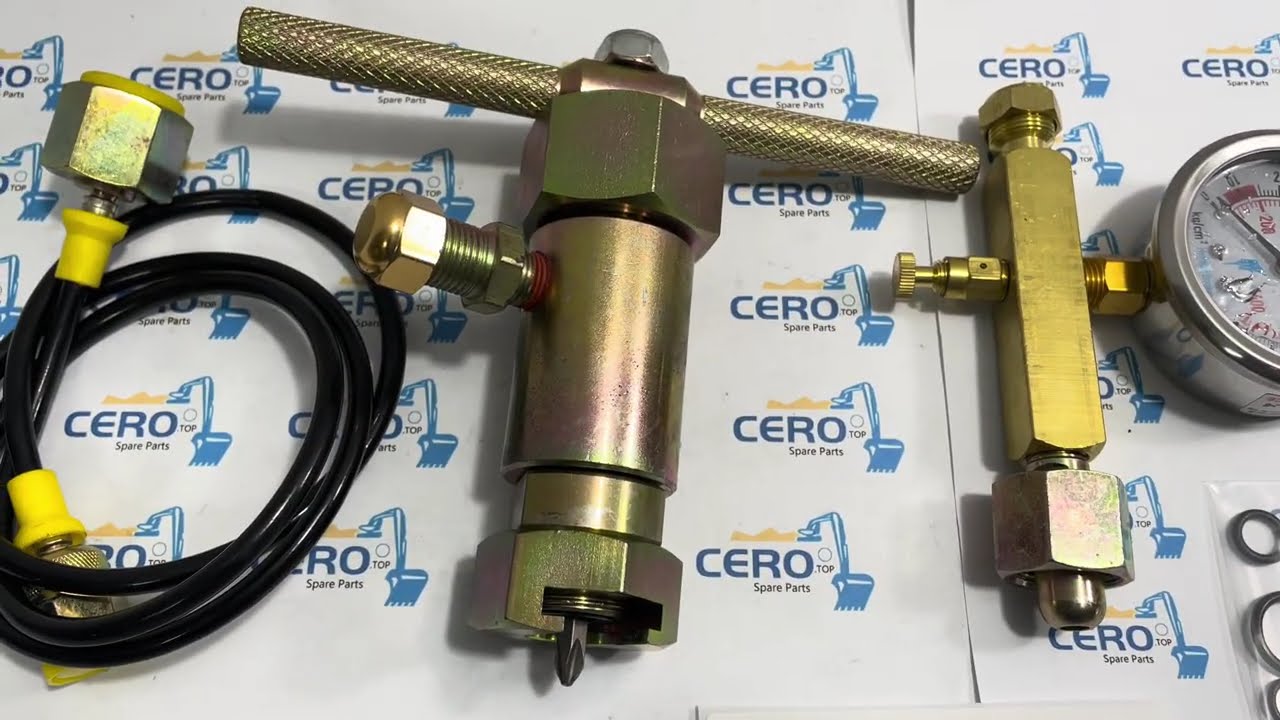 Atlas Copco Nitrogen Gas Charging Device Gas Charging Kit Hydraulic Hammer Breaker CERO