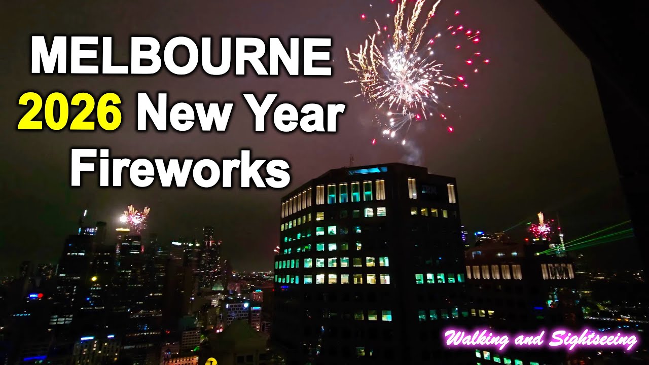 MELBOURNE 2026 FIREWORKS NEW YEAR AUSTRALIA #MelbourneNYE #Hello2026 #visitmelbourne 🎆🎇