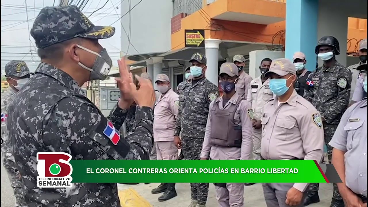 Mira lo que le dice el coronel Contreras a los policÌas antes de salir a patrullar calles